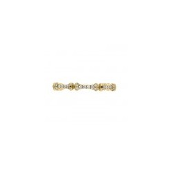 Anillo fancy en oro amarillo con diamantes