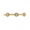 Churumbela con diamantes en 14k 1.60 gr