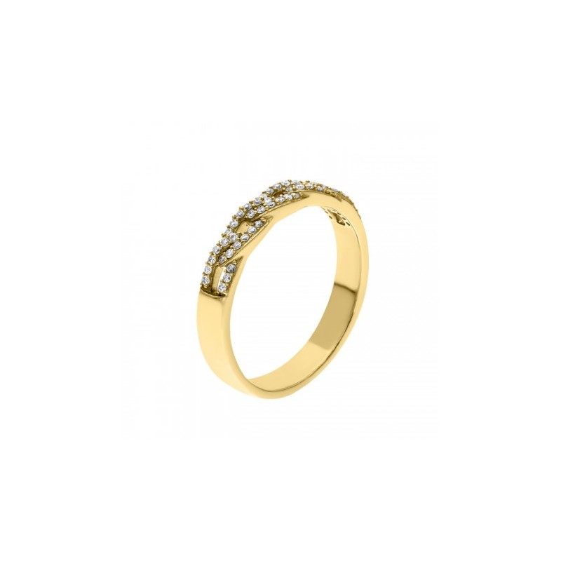 Churumbela con diamantes tipo eslabones 0.22 ct