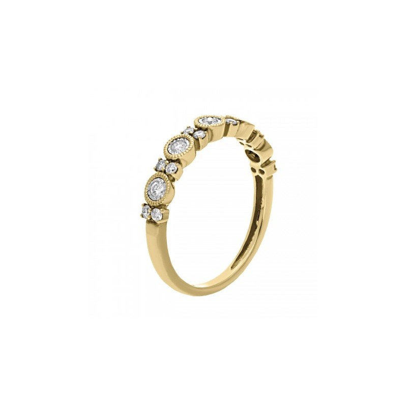 Churumbela de lujo en Oro Amarillo 0.26 ct