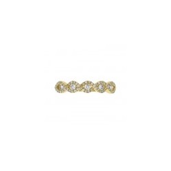 Churumbela en oro amarillo de 1.80 gr 0.36 ct