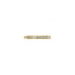 Churumbela en oro amarillo de 14K 1.80 gr 0.33 ct