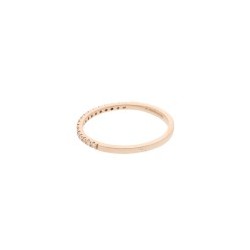 Fina churumbela en oro rosa de 14k 0.26 ct
