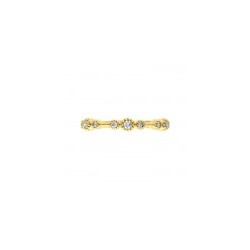 Churumbela estilo rosetas de diamantes 0.23 ct