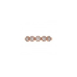 Churumbela estilo romántico en 14k 0.40 ct