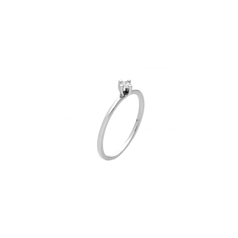 Solitario con diamante de 0.05 ct