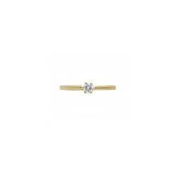 Anillo solitario de 0.07 ct de diamante