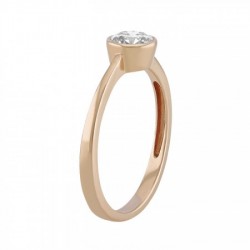 Anillo solitario 0.58 ct