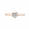 Anillo solitario 0.58 ct