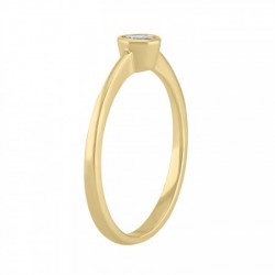 Anillo solitario de 0.20 ct de diamante