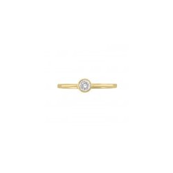 Anillo solitario de 0.20 ct de diamante