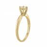 Anillo solitario en oro amarillo 0.39 ct