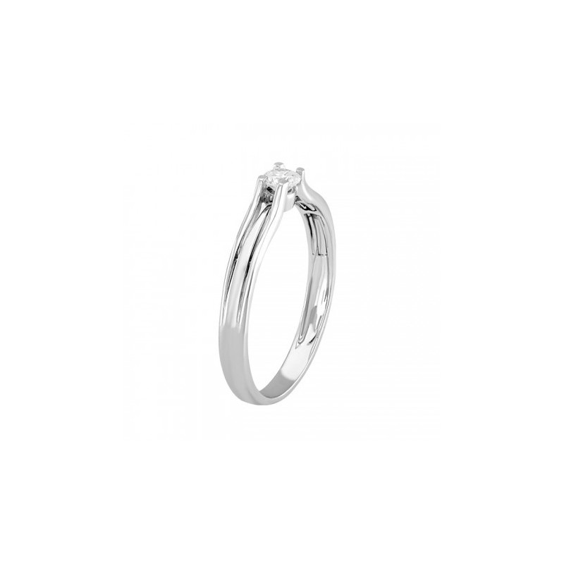 Anillo solitario en 14K