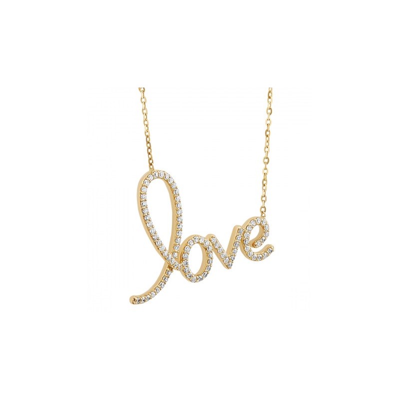 Gargantilla LOVE 14K 2.80 gr