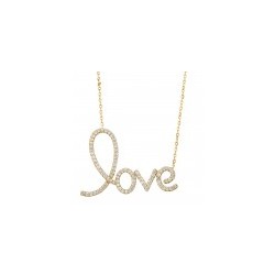 Gargantilla LOVE 14K 2.80 gr