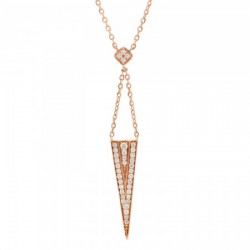 Gargantilla en oro rosa de 14K 1.80 gr