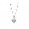 Dije de diamantes 0.25 ct de 14K