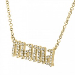 Gargantilla "mamá" con diamantes