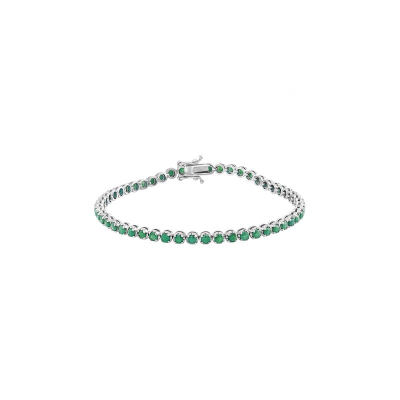 Brazalete de esmeraldas de 2.03 ct