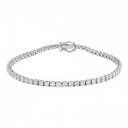 Brazalete de diamantes 14K 7.20 gr