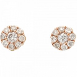 Broqueles en Oro rosa