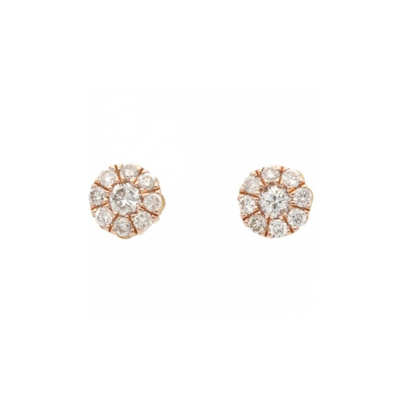 Broqueles en Oro rosa