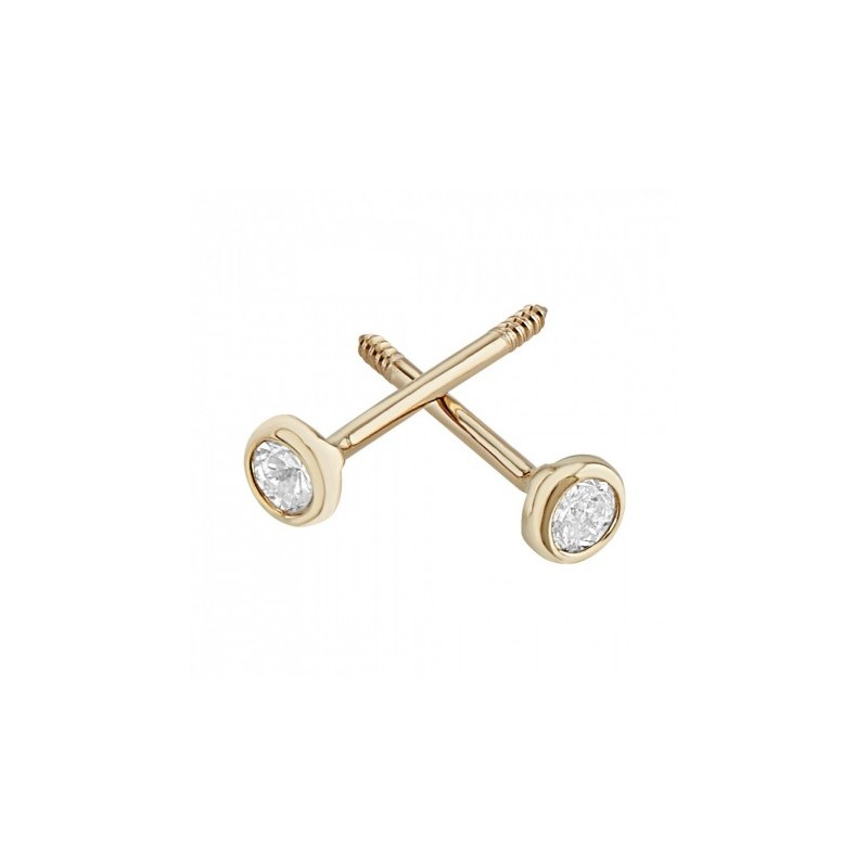 Broqueles en 18K 0.12 ct