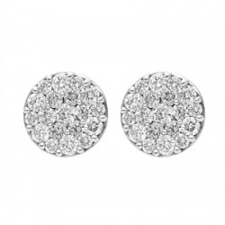 Aretes de diamantes 0.82 ct