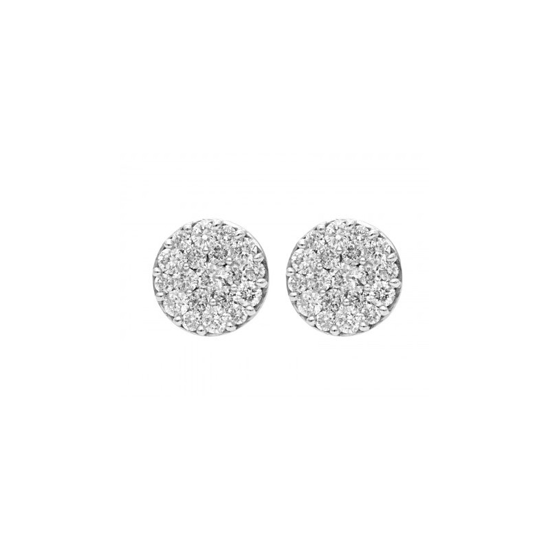 Aretes de diamantes 0.82 ct