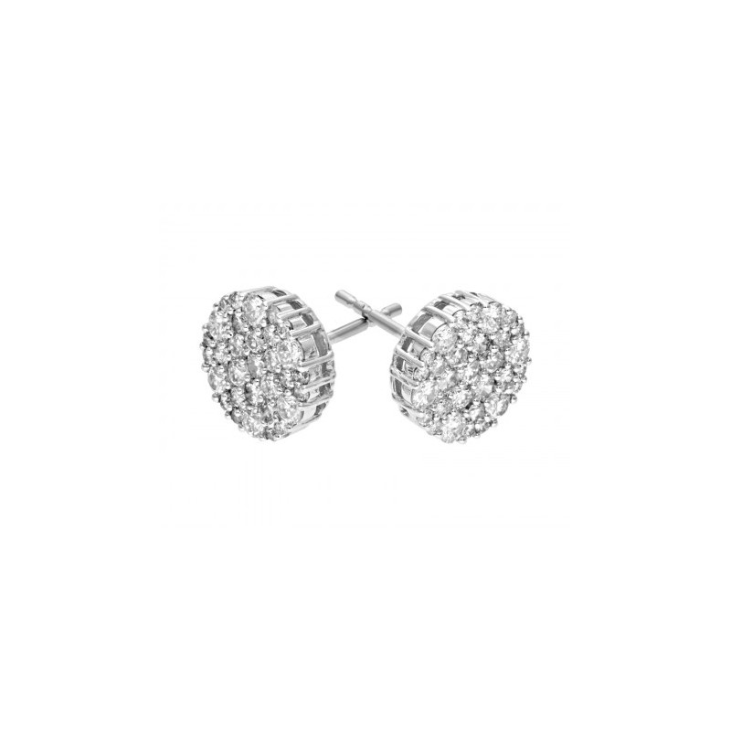 Aretes de lujo de diamantes en 14K 1.30 ct
