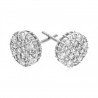 Aretes de lujo de diamantes en 14K 1.30 ct
