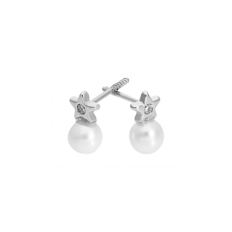 Broqueles para niña de 0.02 ct