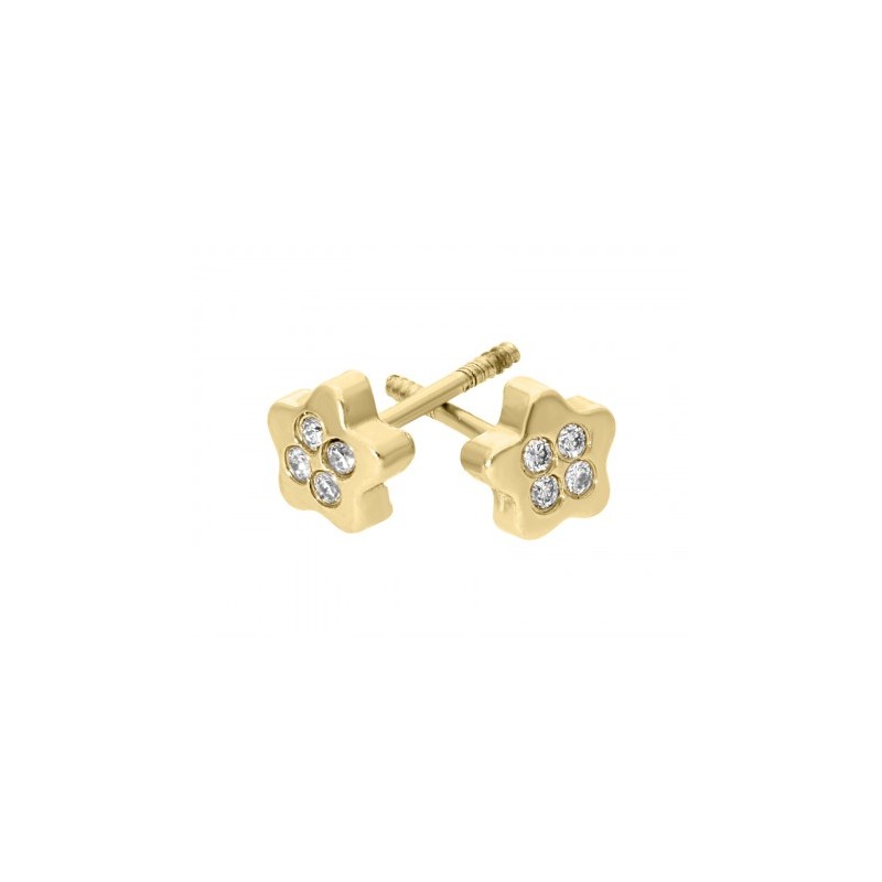 Broqueles de estrella de 0.04 ct