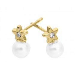 Broqueles en Oro Amarillo de 14K