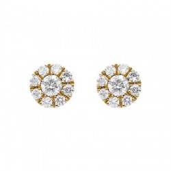 Broqueles de diamantes 0.114 ct