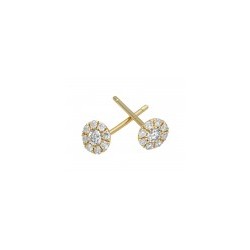 Broqueles de diamantes 0.114 ct