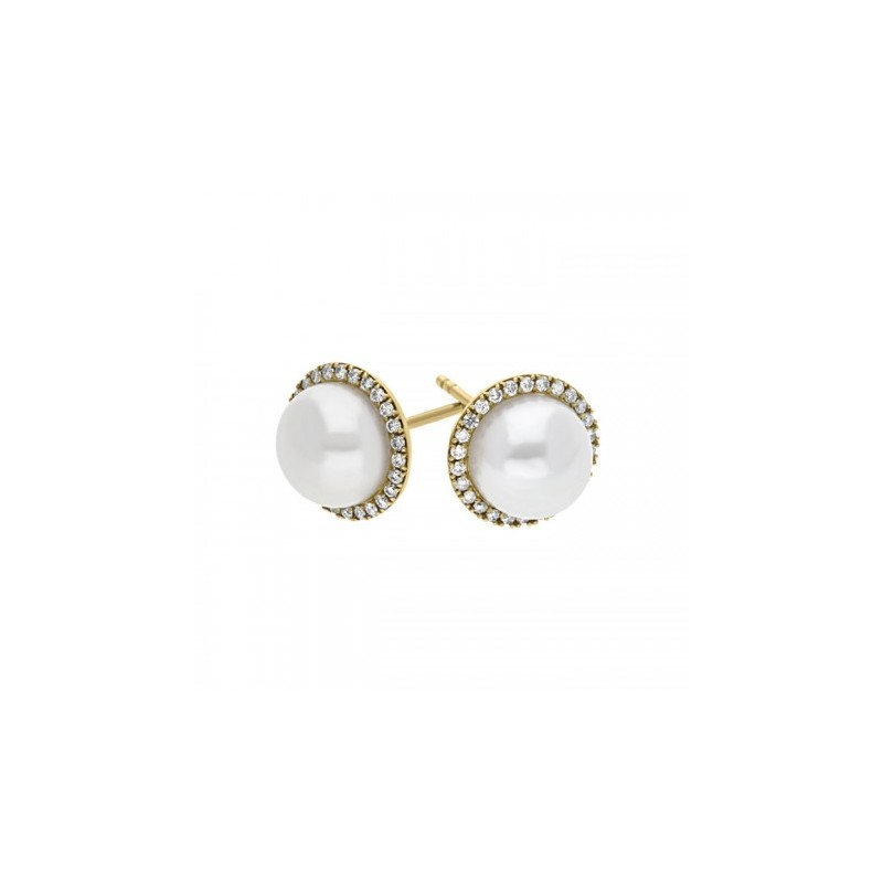 Aretes de Perla natural