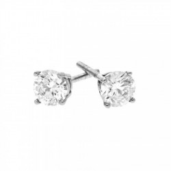 Broqueles de diamantes en oro 14K