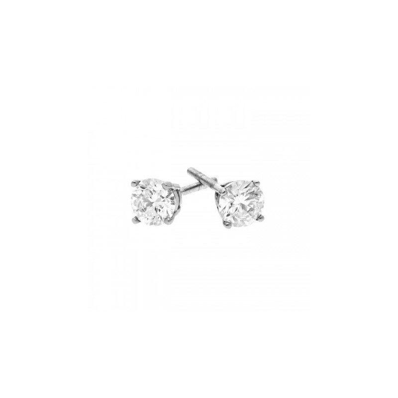 Broqueles de diamantes en oro 14K