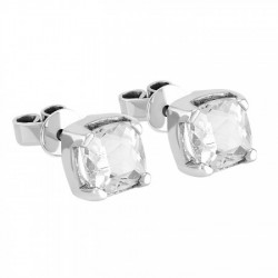 Broqueles  con Morganita en 14K