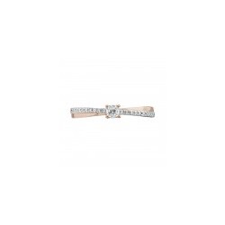 Anillo de compromiso 0.115 ct de diamantes en 14K 1.80 gr