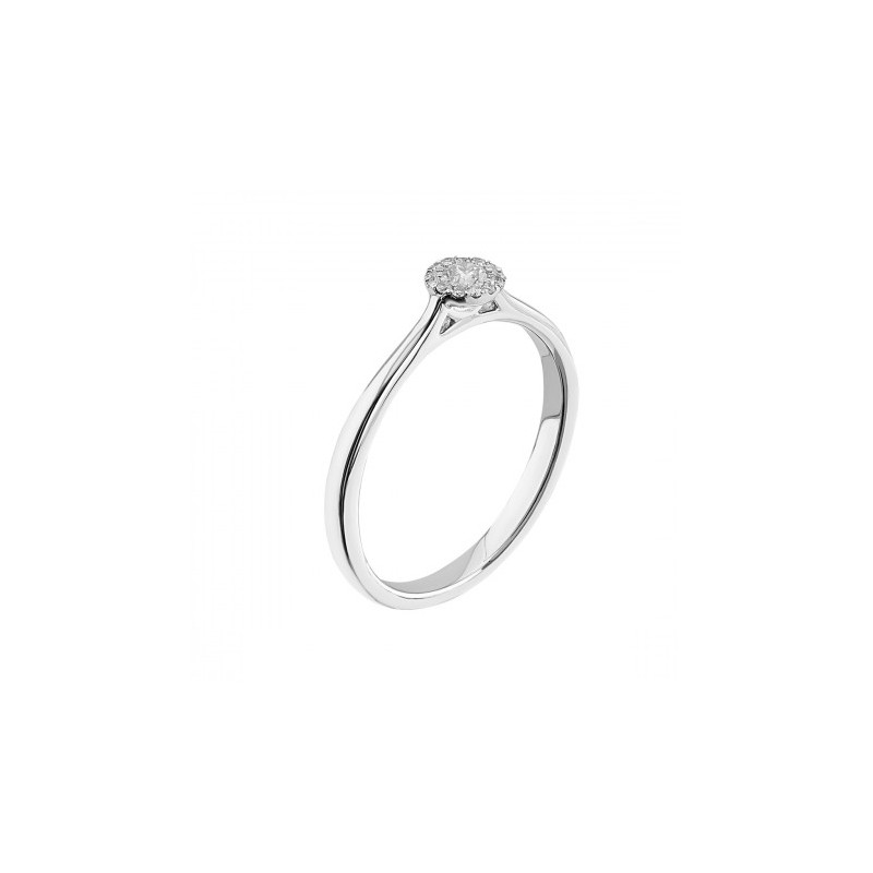 Anillo de compromiso en 14K 1.99 gr