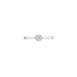 Anillo de compromiso en 14K 1.99 gr