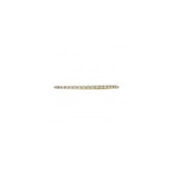 Fina churumbela en oro amarillo de 14K 0.12 ct