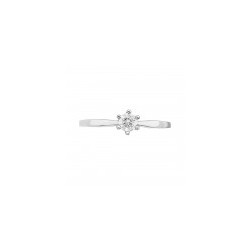 Anillo Solitario 14K 1.3 gr de 0.23 ct