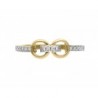 Anillo Fancy de diamantes en Oro amarillo de 14K 0.12 ct