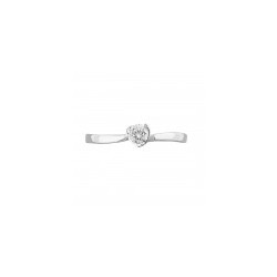 Solitario "Dafne" en 14K 1.7 gr 0.20 ct