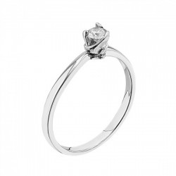 Anillo Solitario 14K 1.7 gr 0.20 ct