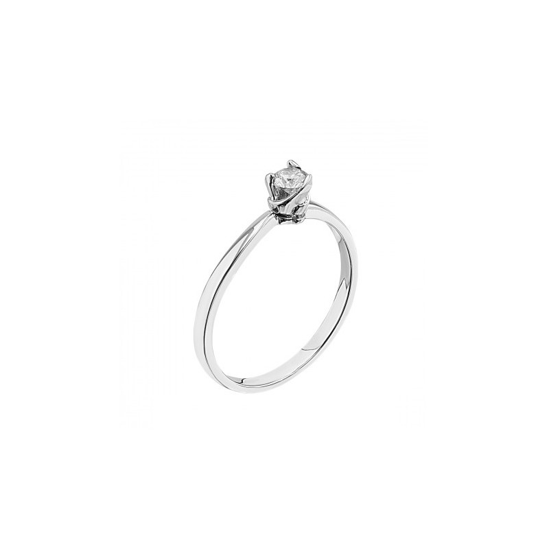 Anillo Solitario 14K 1.7 gr 0.20 ct