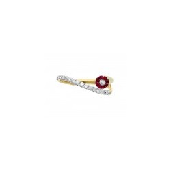 Anillo Fancy "Amapola" en 14K